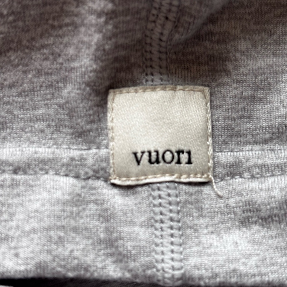 Vuori Gray Performance Shorts Drawstring Zip Pock… - image 2